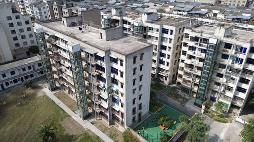农行三生活小区 既有建筑加装项目实景