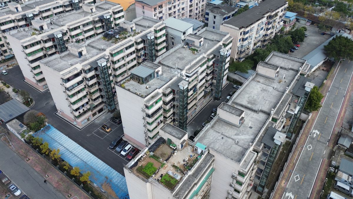 杏林苑 既有建筑加装项目实景照片